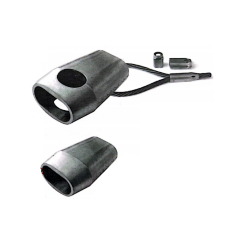 SAFETYLIFT Ferulă din aluminiu Forma C Tip german cu orificiu de inspecție